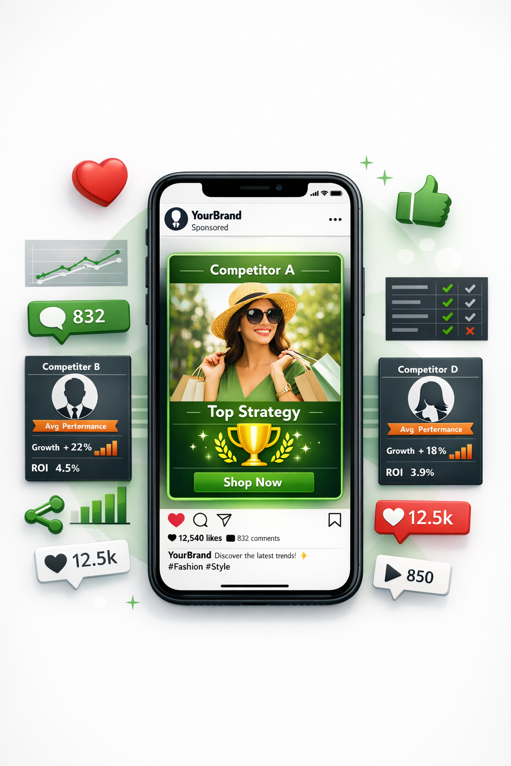 Social media advertisement design brief for Facebook and Instagram