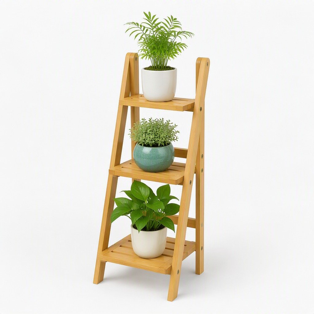 Bamboo Plant Stand 3-Tier