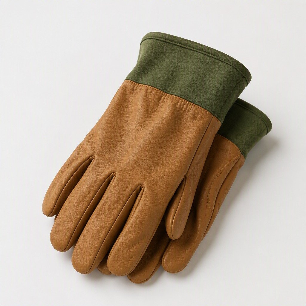Premium Leather Garden Gloves (2-Pack)