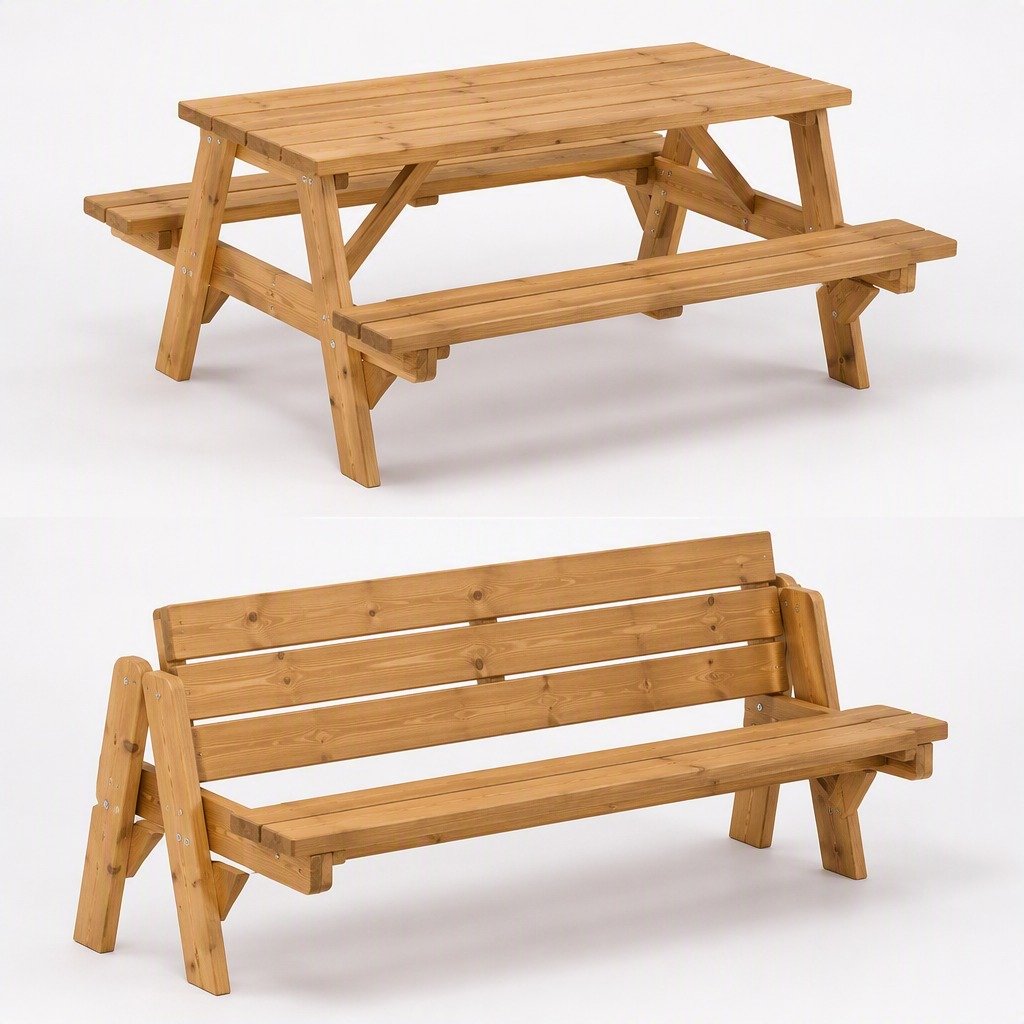Convertible Picnic Table Bench