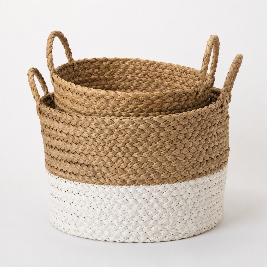 Woven Seagrass Baskets (Set of 3)