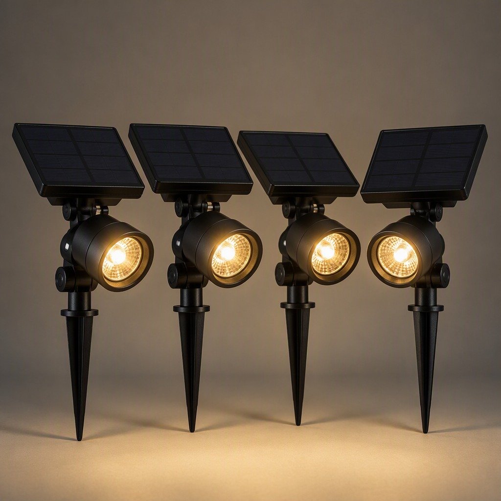 Solar LED Spotlights (4-Pack)