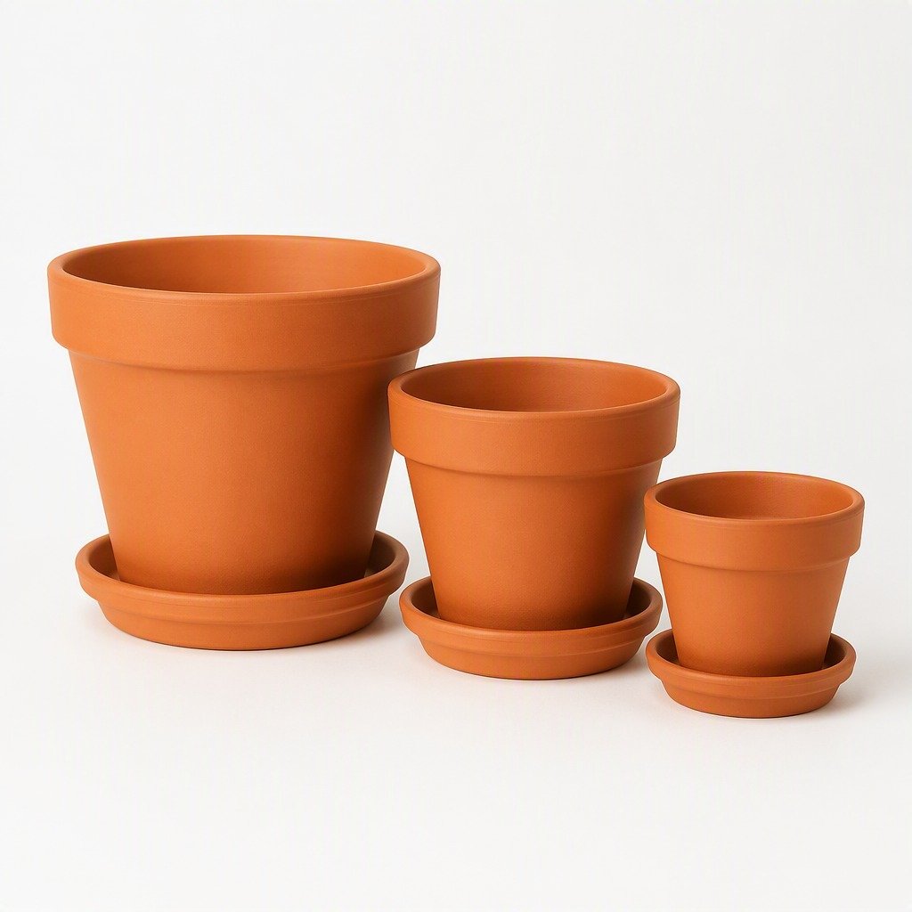 Classic Terracotta Planter Set 3-Piece
