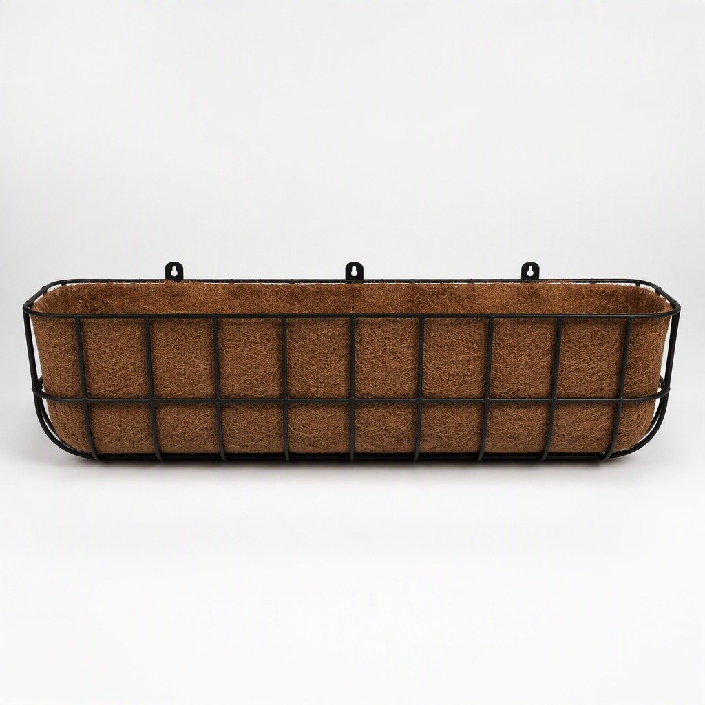 Matte Black Window Box Planter